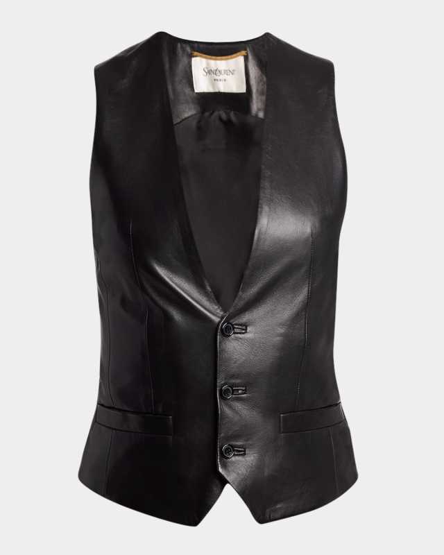 Leather Tailored Vest